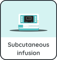 Subcutaneous infusion tour icon